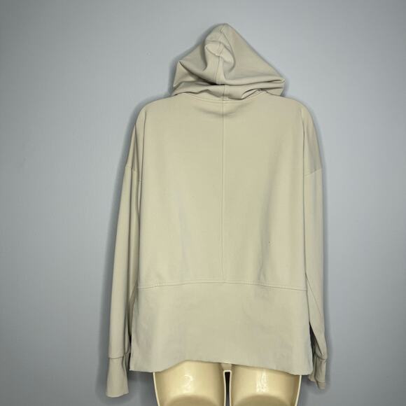 Athleta Mission Hoodie Drawstring Abalone Grey Hi Low Casual Size XS - Picture 8 of 10